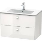 Készlet szekrény Duravit Brioso BR410202222, mosdótál Duravit ME by Starck 2336830000