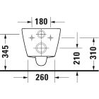 Készlet beépíthető keret Duravit DuraSystem WD1011000000, WC csésze lassú záródású ülőkével Duravit D-Neo 45770900A1, WD5001031000