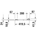 Készlet beépíthető keret Duravit DuraSystem WD1011000000, WC csésze lassú záródású ülőkével Duravit D-Neo 45870900A1, WD5001031000