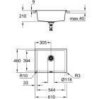 Készlet konyhai csaptelep Grohe Zedra 32294DC2, gránit mosogató Grohe K700 31655AP0