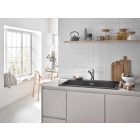 Készlet gránit mosogató Grohe K400 31639AP0, konyhai csaptelep Grohe Start 30530002