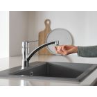 Készlet gránit mosogató Grohe K400 31639AP0, konyhai csaptelep Grohe Start 30530002