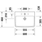 Készlet szekrény Duravit No. 1 N14381018180000, mosdótál Duravit No. 1 23756000002