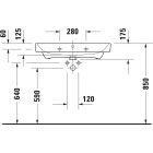 Készlet szekrény Duravit No. 1 N14283018180000, mosdótál Duravit No. 1 23758000002