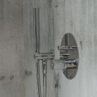 Készlet kád és zuhany csaptelep Oltens Hamnes 34106100, fejzuhany Oltens Sondera 37002100, 39400100, 37102100, 39304100, 37200100