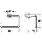 Készlet WC kefe Grohe Essentials 40513AL1, öblítő gomb Grohe Skate 38732AL0, 40510AL1, 40507AL1, 40508AL1, 40511AL1, 40372001