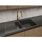 Készlet acél mosogató Grohe K700 31574SD1, konyhai csaptelep Oltens Litla 35204800