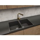 Készlet acél mosogató Grohe K700 31726SD0, konyhai csaptelep Oltens Myvat 35205800