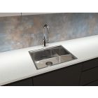 Készlet acél mosogató Grohe K700 31574SD1, konyhai csaptelep Oltens Skafta 35206100