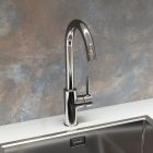 Készlet gránit mosogató Blanco Etagon 500-U 525887, konyhai csaptelep Oltens Skafta 35206100