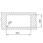 Készlet acél mosogató szifonnal Teka Brooklyn 115100023, konyhai csaptelep Teka Brooklyn 116030056