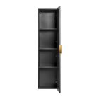 Készlet tükör Comad Apollo 2 LUSTRO APOLLO 2 900X700, szekrény Comad Adel Black ADEL BLACK 80-01-B-1D, ADEL BLACK 82-60-B-2S, UM-6289MAGIC50DP, NATURE WOTAN 89-60-46 M