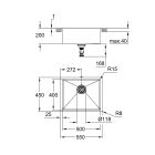 Készlet acél mosogató Grohe K700U 31574AL1, konyhai csaptelep Grohe Minta 32321AL2