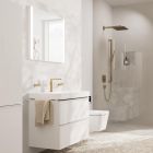 Készlet szekrény Hansgrohe Xelu Q 54027700, mosdótál Hansgrohe Xelu Q 61024450