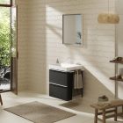 Készlet szekrény Hansgrohe Xelu Q 54024700, mosdótál Hansgrohe Xelu Q 61017450