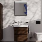 Készlet szekrény Hansgrohe Xelu Q 54026670, mosdótál Hansgrohe Xelu Q 61016450
