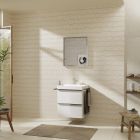 Készlet szekrény Hansgrohe Xelu Q 54023000, mosdótál Hansgrohe Xelu Q 61016450