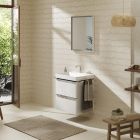 Készlet szekrény Hansgrohe Xelu Q 54023000, mosdótál Hansgrohe Xelu Q 61016450