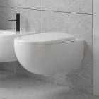 Készlet beépíthető keret Geberit Duofix 111.320.00.6, WC csésze lassú záródású ülőkével Geberit Selnova Premium 502.793.00.1, 111.815.00.1, 156.050.00.1