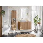 Készlet szekrény Comad Nova Oak NOVA OAK A 82-60-2D, mosdótál Comad Wiki UN-WIKI-SW, NOVA WHITE 89-60