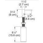 Készlet konyhai csaptelep Franke Atlas 115.0550.424, folyadékadagoló Franke Atlas 112.0717.102