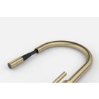 Készlet konyhai csaptelep Franke Mythos Masterpiece Pull-Out Spray 115.0711.558, folyadékadagoló Franke Atlas 112.0717.105