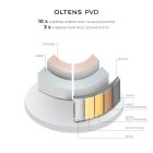 Készlet zuhanycsaptelep Oltens Molle 33100910, zuhanytartó fali szögcsatlakozóval Oltens Hvita 39304910, 37102910, 37200910