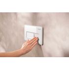 Készlet WC csésze lassú záródású ülőkével Hansgrohe EluPura Q 60293450, beépíthető keret Hansgrohe iFrame universal 01022180, 66001450