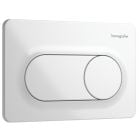 Készlet WC csésze lassú záródású ülőkével Hansgrohe GladeLake S 60309450, beépíthető keret Hansgrohe iFrame universal 01022180, 66002450