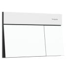 Készlet WC csésze lassú záródású ülőkével Hansgrohe EluPura Q 60293450, öblítő gomb Hansgrohe Element E 66003700, 01022180