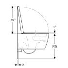 Készlet WC csésze lassú záródású ülőkével Geberit iCon 503.046.00.1, beépíthető keret Geberit Duofix 111.320.00.6, 111.815.00.1, 156.050.00.1