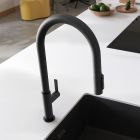 Készlet konyhai csaptelep Franke Maris Slim Clear Water J Pull-Out 120.0730.911, mosogató alatti szűrő Franke Clear Water 133.0284.025