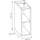 Készlet szekrény Comad Nova Cashmere NOVA CASHMERE 82-60-2S, mosdótál Comad Beyond BEYOND 5 WHITE ( E-6564 ), NOVA OAK 81-20-39, NOVA OAK A 89-80