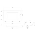 Készlet szekrény Oltens Lun 60033300, mosdótál Oltens Stila 40201000