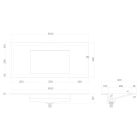 Készlet szekrény Oltens Lun 60034000, mosdótál Oltens Stila 40203000