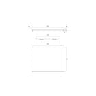 Készlet szekrény Oltens Lun 60032060, szekrény feletti pult Oltens Lun 63024300