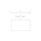 Készlet szekrény Oltens Lun 60033060, szekrény feletti pult Oltens Lun 63025060