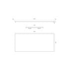 Készlet szekrény Oltens Lun 60034060, szekrény feletti pult Oltens Lun 63026060