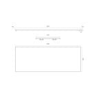 Készlet szekrény Oltens Lun 60035900, szekrény feletti pult Oltens Lun 63027300