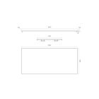 Készlet szekrény Oltens Vernal 60015300, szekrény feletti pult Oltens Tera 63030990