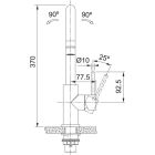 Készlet acél mosogató Franke Smart SRX 127.0720.295, konyhai csaptelep Franke Smart Glenda 115.0747.473