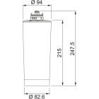 Készlet konyhai csaptelep Franke Maris Slim Clear Water J Pull-Out 120.0730.870, mosogató alatti szűrő Franke Pro M Connect 150.0752.886