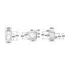 Készlet WC csésze Roca Optica A346V14000, WC ülőke Roca Optica A801F72002