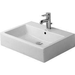 Duravit Vero mosdótál 60x47 cm négyszögletes beépíthető fehér 0454600000