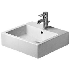 Duravit Vero mosdótál 50x47 cm négyszögletes beépíthető fehér 0454500000