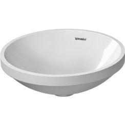 Duravit Architec mosdótál 37.5x37.5 cm kerek alulról beépíthető fehér 0319370000