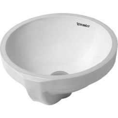 Duravit Architec mosdótál 32.5x32.5 cm kerek alulról beépíthető fehér 0319320000