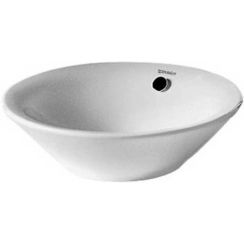 Duravit Starck 1 mosdótál 53x53 cm kerek mosdótálak fehér 0408530000