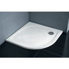 Ravak Elipso Pro félkör alakú zuhanytálca 90x90 cm fehér XA237701010