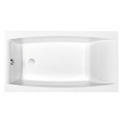 Cersanit Virgo egyenes kád 140x75 cm fehér S301-047